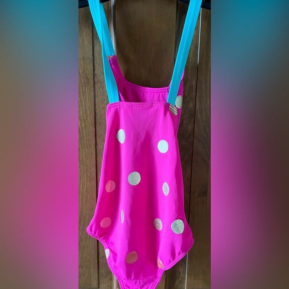 VGUC 3-4Y Mini Boden Crossback Print One-Piece Swimsuit - Picture 6 of 6